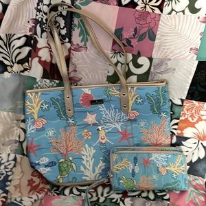Happy Wahine bag and wallet